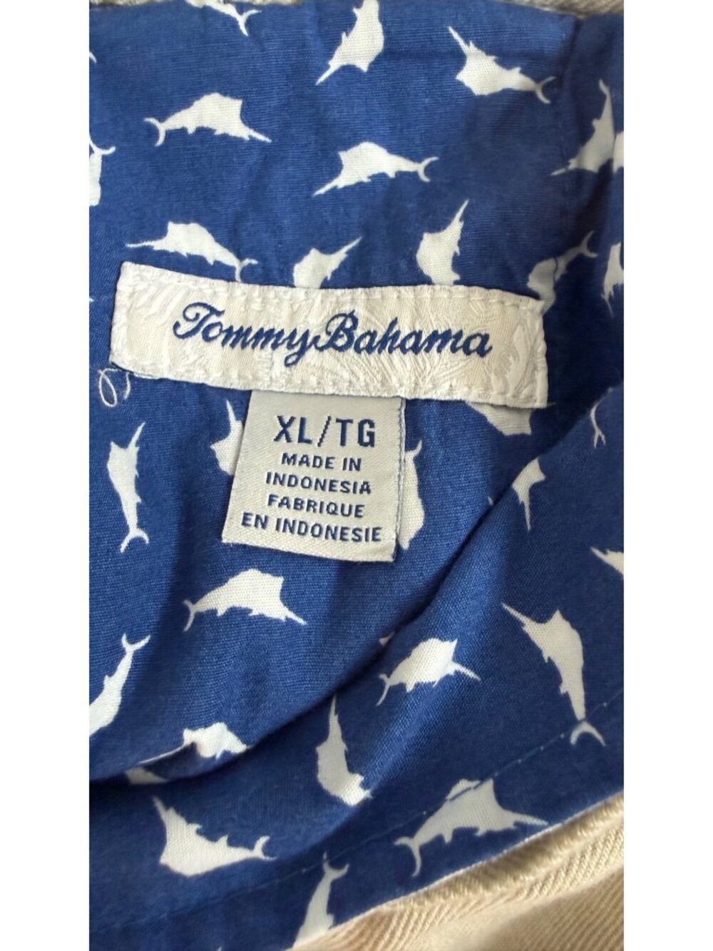 Tommy Bahama Mens Beige Linen Blend Elastic Waist Pants XL - Picture 5 of 8